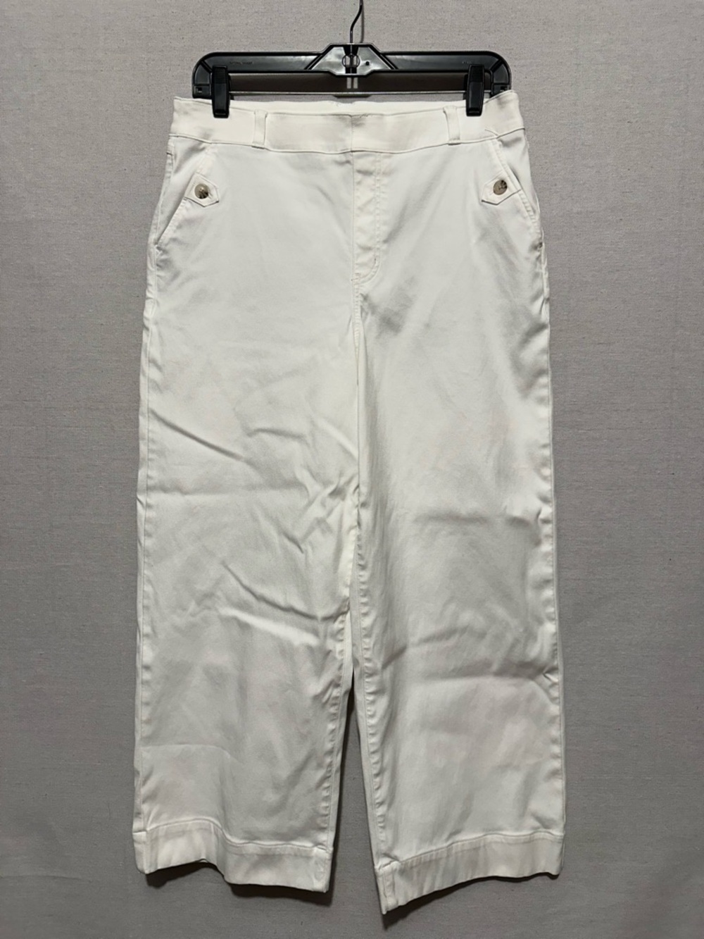 SPANX Stretch Twill Cropped Wide Leg Pants - size XL